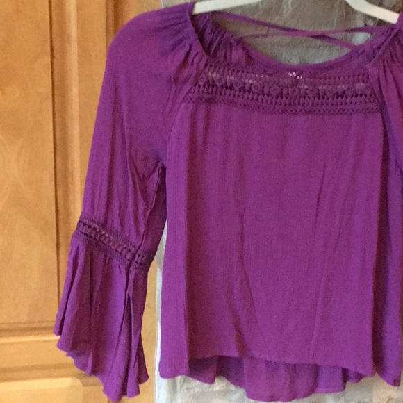 Beautees Flowy Girls Blouse Size M. - Picture 2 of 10